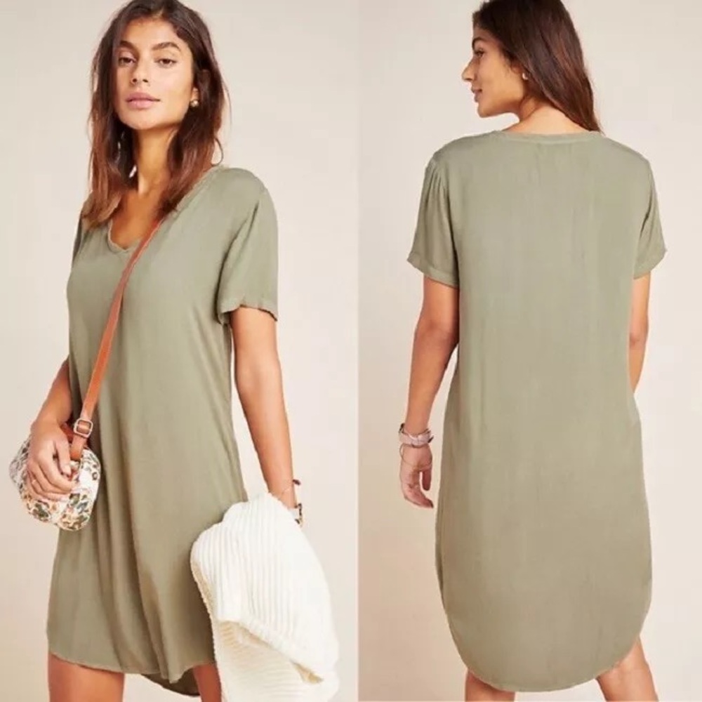 Cloth & Stone Crispin Olive Mini Tunic